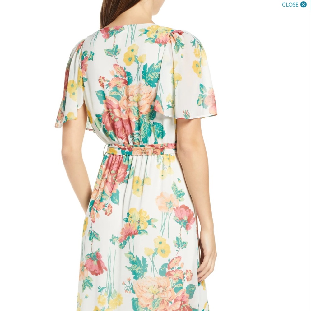 Leith flutter sleeve high low dress - Picture 13 of 15